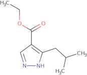 Ethyl 5-(2-methylpropyl)-1H-pyrazole-4-carboxylate