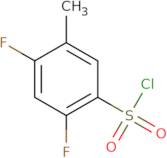 2,4-Difluoro-5-methylbenzene-1-sulfonyl chloride