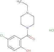 4-Chloro-2-(4-ethylpiperazine-1-carbonyl)phenol hydrochloride