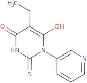 5-Ethyl-6-hydroxy-3-(pyridin-3-yl)-2-sulfanyl-3,4-dihydropyrimidin-4-one