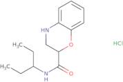 N-(Pentan-3-yl)-3,4-dihydro-2H-1,4-benzoxazine-2-carboxamide hydrochloride