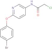 N-[6-(4-Bromophenoxy)pyridin-3-yl]-2-chloroacetamide