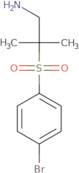 2-(4-Bromobenzenesulfonyl)-2-methylpropan-1-amine