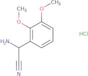 2-Amino-2-(2,3-dimethoxyphenyl)acetonitrile hydrochloride