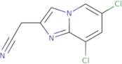 2-{6,8-Dichloroimidazo[1,2-a]pyridin-2-yl}acetonitrile