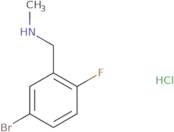 [(5-Bromo-2-fluorophenyl)methyl](methyl)amine hydrochloride