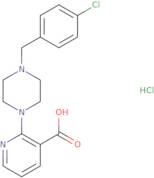 2-{4-[(4-Chlorophenyl)methyl]piperazin-1-yl}pyridine-3-carboxylic acid hydrochloride