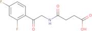 3-{[2-(2,4-Difluorophenyl)-2-oxoethyl]carbamoyl}propanoic acid