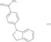 4-(2,3-Dihydro-1H-indol-1-yl)benzene-1-carboximidamide hydrochloride