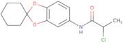 2-Chloro-N-{spiro[1,3-dioxaindane-2,1'-cyclohexane]-6-yl}propanamide