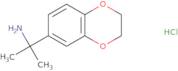 2-(2,3-Dihydro-1,4-benzodioxin-6-yl)propan-2-amine hydrochloride