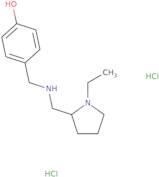 4-({[(1-Ethylpyrrolidin-2-yl)methyl]amino}methyl)phenol dihydrochloride