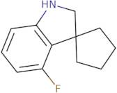 4'-Fluoro-1',2'-dihydrospiro[cyclopentane-1,3'-indole]