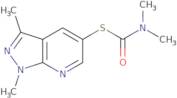 1-({1,3-Dimethyl-1H-pyrazolo[3,4-b]pyridin-5-yl}sulfanyl)-N,N-dimethylformamide