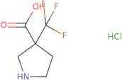 3-(Trifluoromethyl)pyrrolidine-3-carboxylic acid hydrochloride