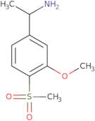 1-(4-Methanesulfonyl-3-methoxyphenyl)ethan-1-amine