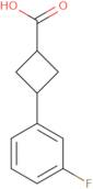 3-(3-Fluorophenyl)cyclobutane-1-carboxylic acid