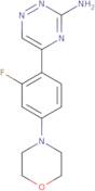 5-[2-Fluoro-4-(morpholin-4-yl)phenyl]-1,2,4-triazin-3-amine