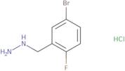 [(5-Bromo-2-fluorophenyl)methyl]hydrazine hydrochloride
