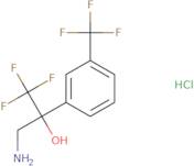 3-Amino-1,1,1-trifluoro-2-[3-(trifluoromethyl)phenyl]propan-2-ol hydrochloride
