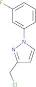 3-(Chloromethyl)-1-(3-fluorophenyl)-1H-pyrazole