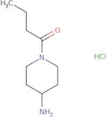 1-(4-Aminopiperidin-1-yl)butan-1-one hydrochloride