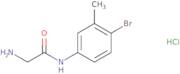 2-Amino-N-(4-bromo-3-methylphenyl)acetamide hydrochloride