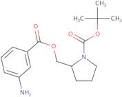 tert-Butyl 2-[(3-aminobenzoyloxy)methyl]pyrrolidine-1-carboxylate