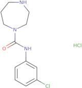 N-(3-Chlorophenyl)-1,4-diazepane-1-carboxamide hydrochloride