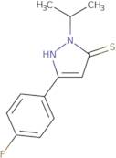 5-(4-Fluorophenyl)-2-(propan-2-yl)-2,3-dihydro-1H-pyrazole-3-thione