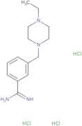 3-[(4-Ethylpiperazin-1-yl)methyl]benzene-1-carboximidamide trihydrochloride