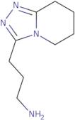 3-{5H,6H,7H,8H-[1,2,4]Triazolo[4,3-a]pyridin-3-yl}propan-1-amine