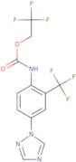 2,2,2-Trifluoroethyl N-[4-(1H-1,2,4-triazol-1-yl)-2-(trifluoromethyl)phenyl]carbamate