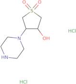 1,1-Dioxo-4-piperazin-1-ylthiolan-3-ol dihydrochloride