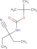 tert-Butyl N-(1-cyano-1-ethylpropyl)carbamate