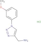 [1-(3-Methoxyphenyl)-1H-1,2,3-triazol-4-yl]methanamine hydrochloride