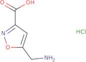 5-(Aminomethyl)-1,2-oxazole-3-carboxylic acid hydrochloride