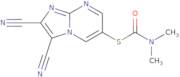 1-({2,3-Dicyanoimidazo[1,2-a]pyrimidin-6-yl}sulfanyl)-N,N-dimethylformamide