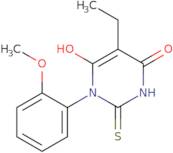 5-Ethyl-6-hydroxy-3-(2-methoxyphenyl)-2-sulfanyl-3,4-dihydropyrimidin-4-one