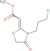 Methyl 2-[3-(3-chloropropyl)-4-oxo-1,3-thiazolidin-2-ylidene]acetate