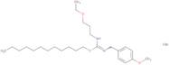 N-[(Dodecylsulfanyl)({[(4-methoxyphenyl)methyl]amino})methylidene]-3-ethoxypropan-1-amine hydrobro…