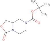 tert-Butyl (R)-3-oxotetrahydro-3H-oxazolo[3,4-a]pyrazine-7(1H)-carboxylate