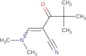 (2E)-2-[(Dimethylamino)methylidene]-4,4-dimethyl-3-oxopentanenitrile