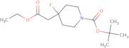 1-Boc-4-(2-ethoxy-2-oxoethyl)-4-fluoropiperidine