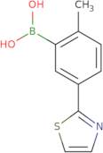 [2-Methyl-5-(1,3-thiazol-2-yl)phenyl]boronic acid