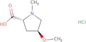 (2R,4S)-4-Methoxy-1-methylpyrrolidine-2-carboxylic acid HCl ee