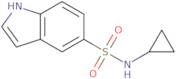 N-Cyclopropyl-1H-indole-5-sulfonamide