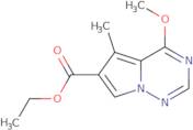 ethyl 4-methoxy-5-methylpyrrolo[2,1-f][1,2,4]triazine-6-carboxylate