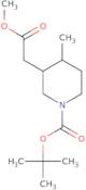 1-Boc- 3-(2-methoxy-2-oxoethyl)-4-methylpiperidine