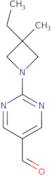 2-(3-Ethyl-3-methylazetidin-1-yl)pyrimidine-5-carbaldehyde